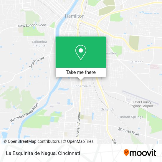 La Esquinita de Nagua map