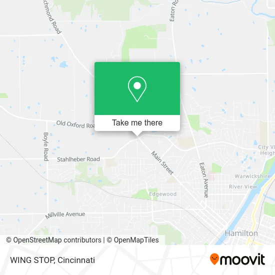 WING STOP map