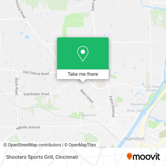 Shooters Sports Grill map