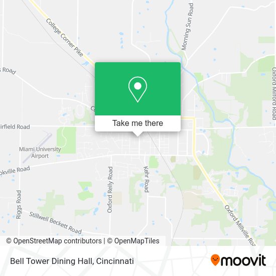 Bell Tower Dining Hall map