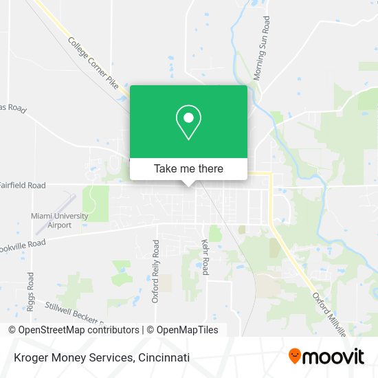 Mapa de Kroger Money Services