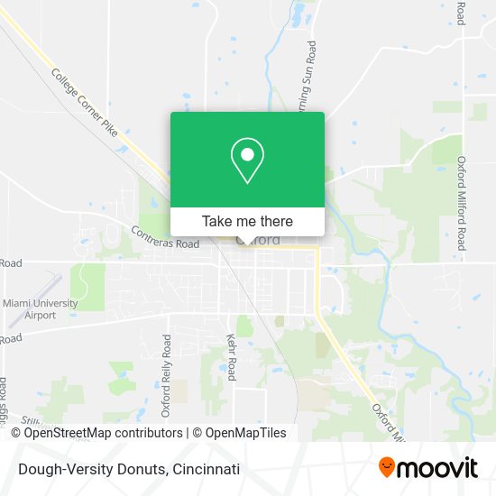 Dough-Versity Donuts map