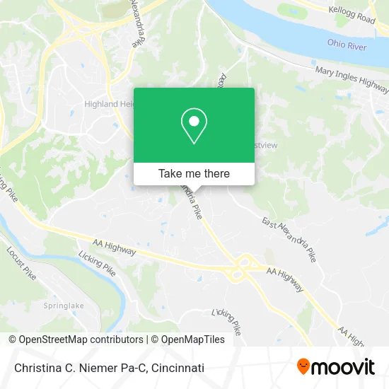 Christina C. Niemer Pa-C map