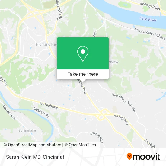 Sarah Klein MD map