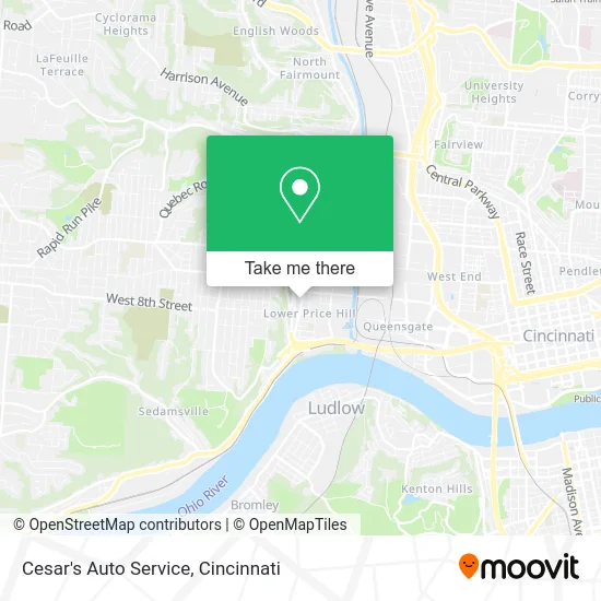 Cesar's Auto Service map