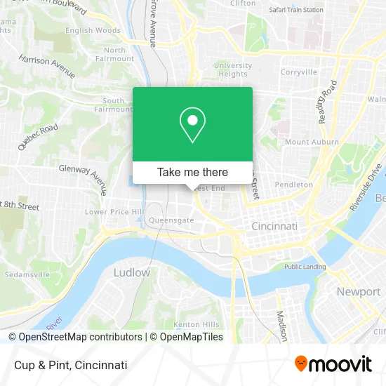 Cup & Pint map