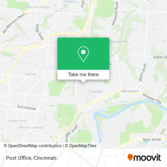 Post Office map