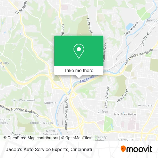 Jacob's Auto Service Experts map
