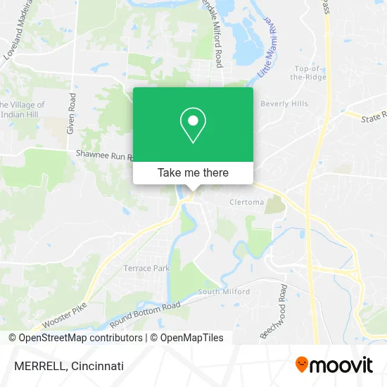 MERRELL map