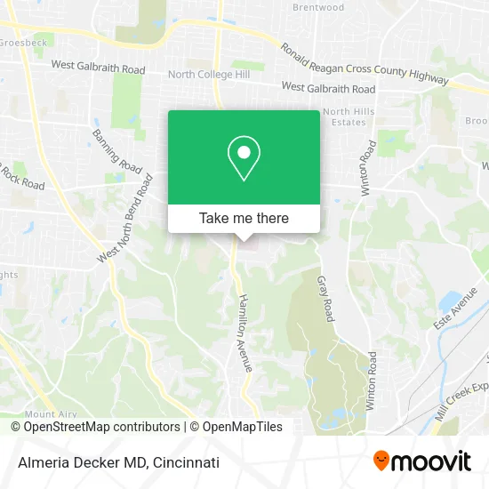 Almeria Decker MD map
