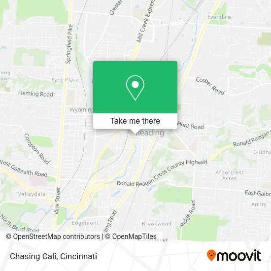 Chasing Cali map