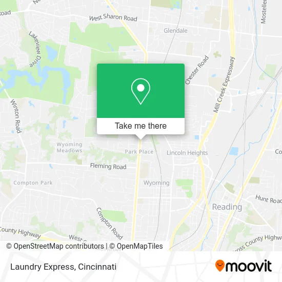Laundry Express map