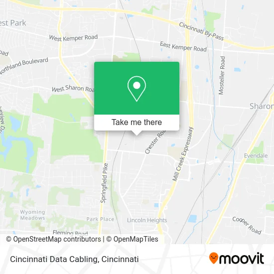 Cincinnati Data Cabling map