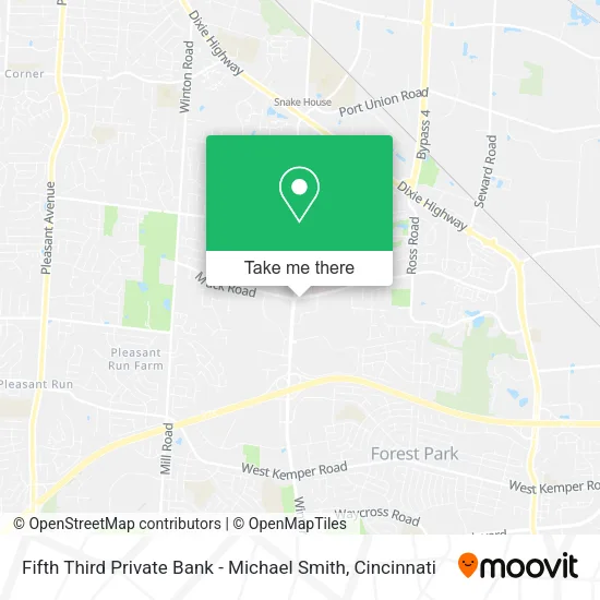 Fifth Third Private Bank - Michael Smith map