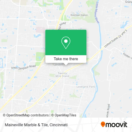 Maineville Marble & Tile map