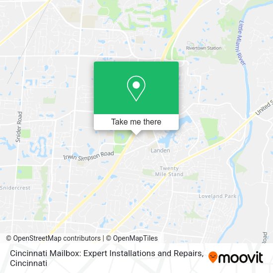 Cincinnati Mailbox: Expert Installations and Repairs map