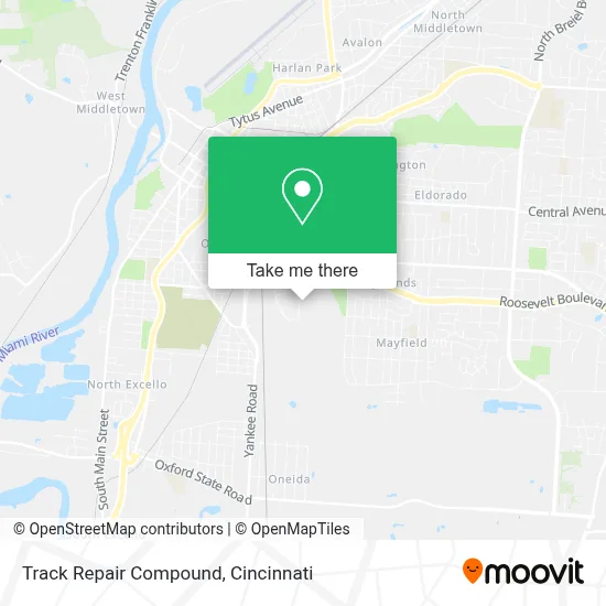 Track Repair Compound map