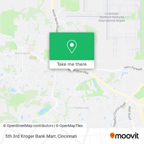 5th 3rd Kroger Bank Mart map