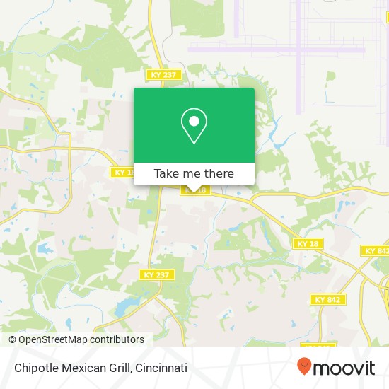 Mapa de Chipotle Mexican Grill