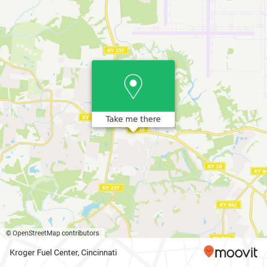 Mapa de Kroger Fuel Center