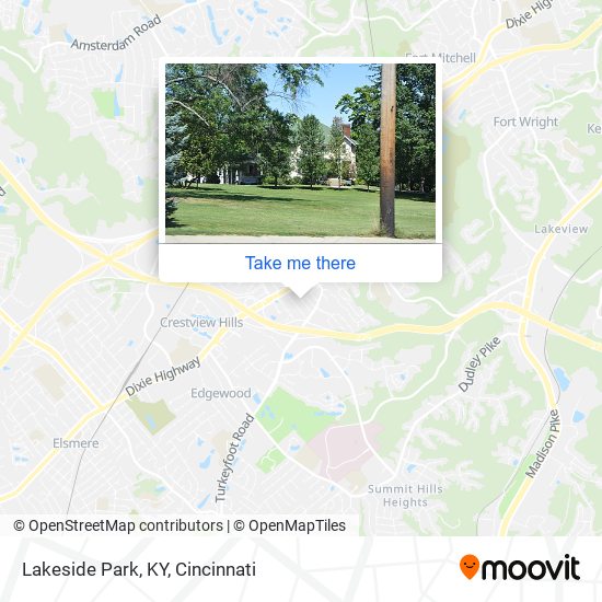Mapa de Lakeside Park, KY