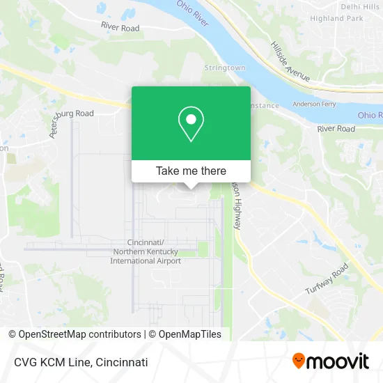 Mapa de CVG KCM Line