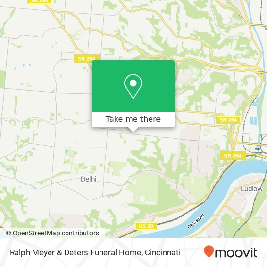 Ralph Meyer & Deters Funeral Home map