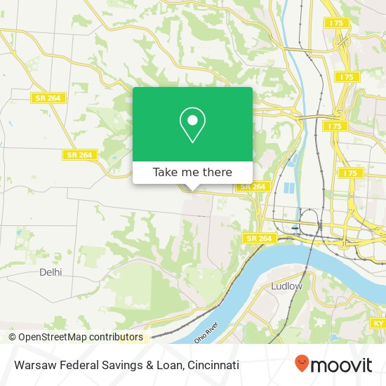 Mapa de Warsaw Federal Savings & Loan