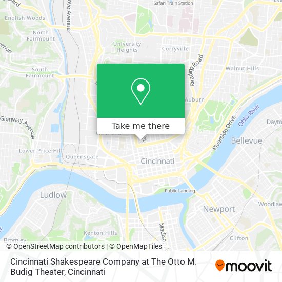 Cincinnati Shakespeare Company at The Otto M. Budig Theater map