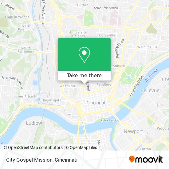 City Gospel Mission map