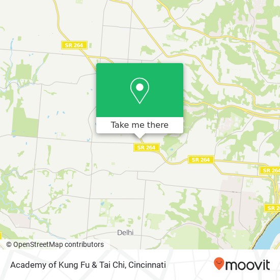 Academy of Kung Fu & Tai Chi map