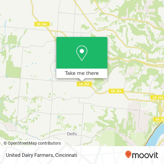 United Dairy Farmers map