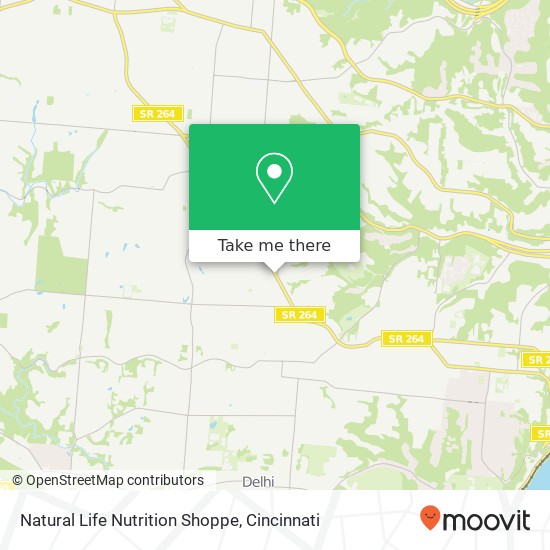 Mapa de Natural Life Nutrition Shoppe