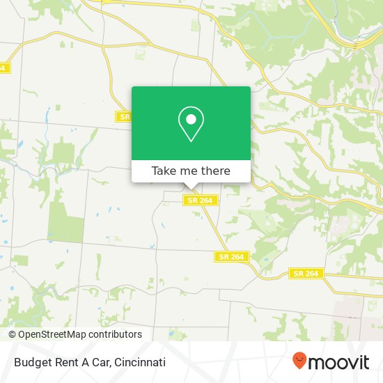 Budget Rent A Car map