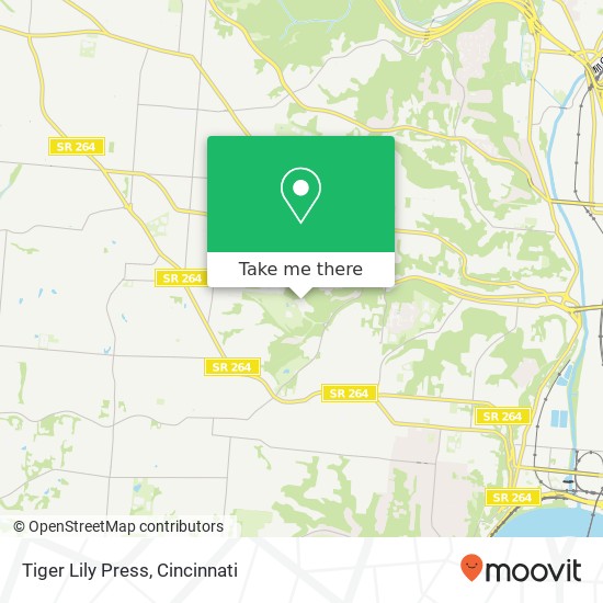 Mapa de Tiger Lily Press