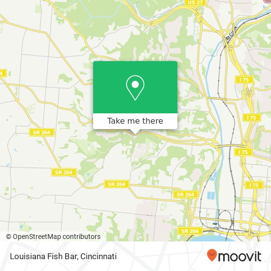 Louisiana Fish Bar map