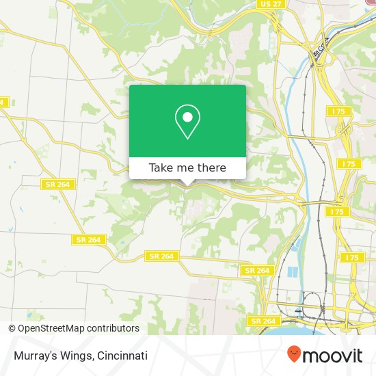 Murray's Wings map