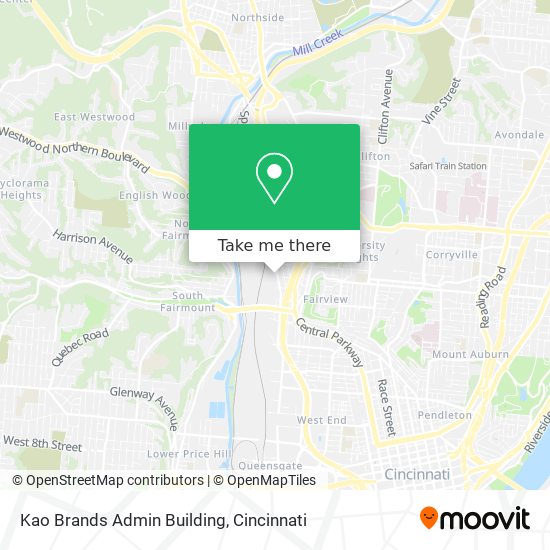 Mapa de Kao Brands Admin Building
