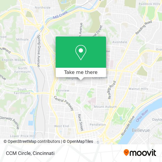 Mapa de CCM Circle