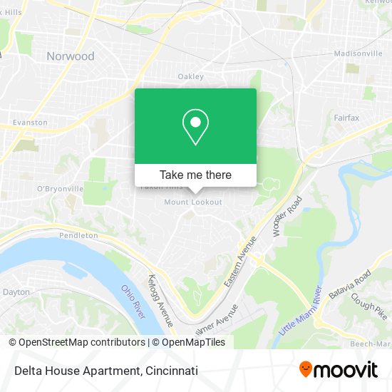 Delta House Apartment map