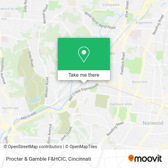 Procter & Gamble F&HCIC map