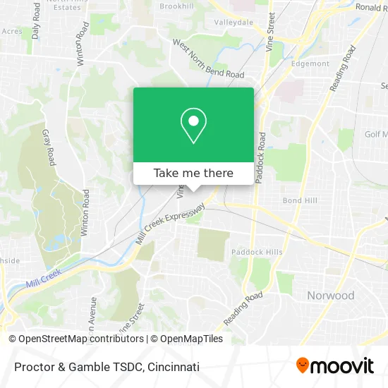 Proctor & Gamble TSDC map