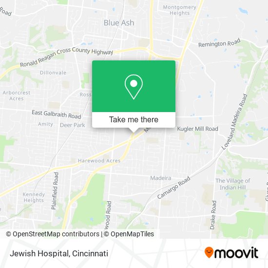 Mapa de Jewish Hospital