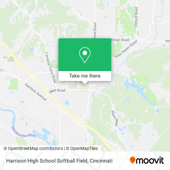 Mapa de Harrison High School Softball Field