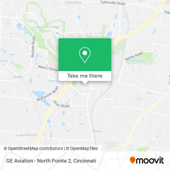 GE Aviation - North Pointe 2 map