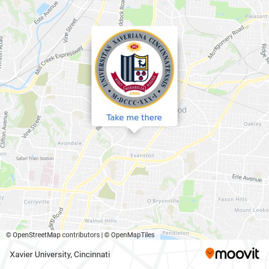 Mapa de Xavier University