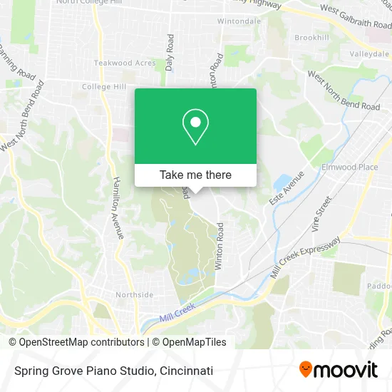 Spring Grove Piano Studio map