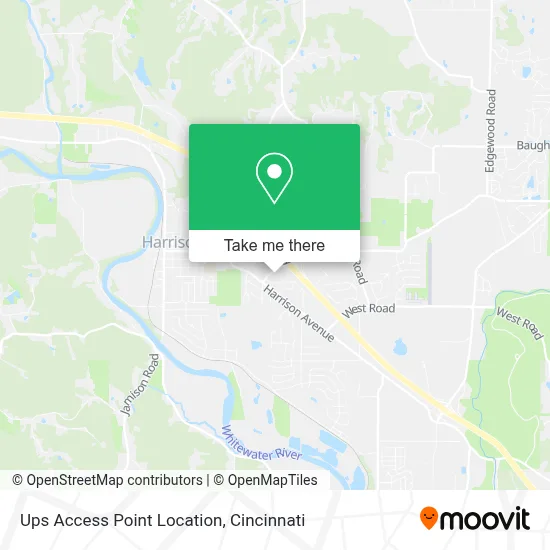 Ups Access Point Location map