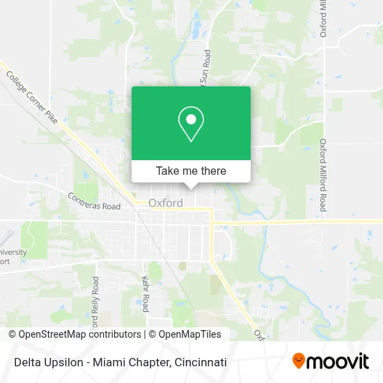 Delta Upsilon - Miami Chapter map
