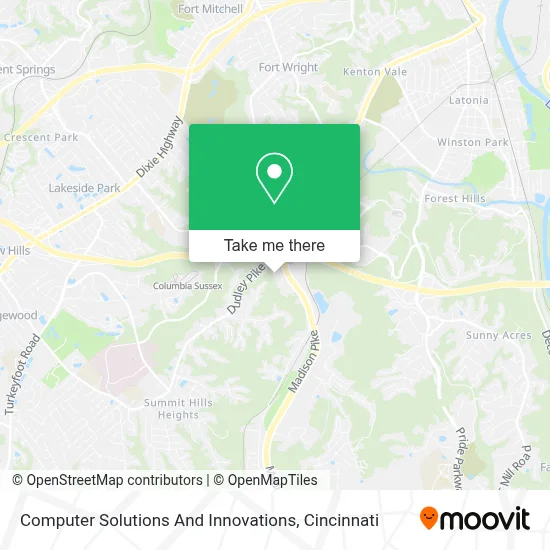 Computer Solutions And Innovations map